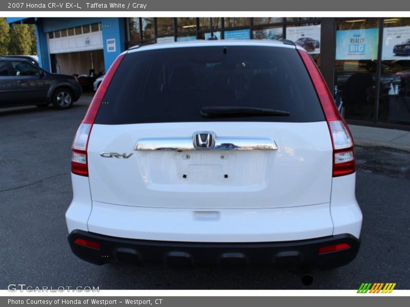 Taffeta White / Gray 2007 Honda CR-V EX-L