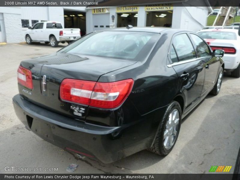 Black / Dark Charcoal 2008 Lincoln MKZ AWD Sedan