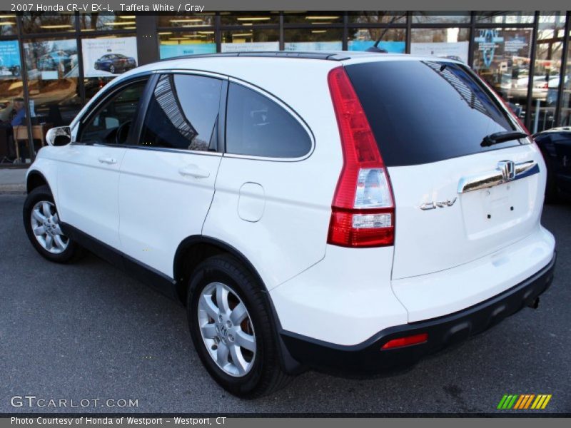 Taffeta White / Gray 2007 Honda CR-V EX-L