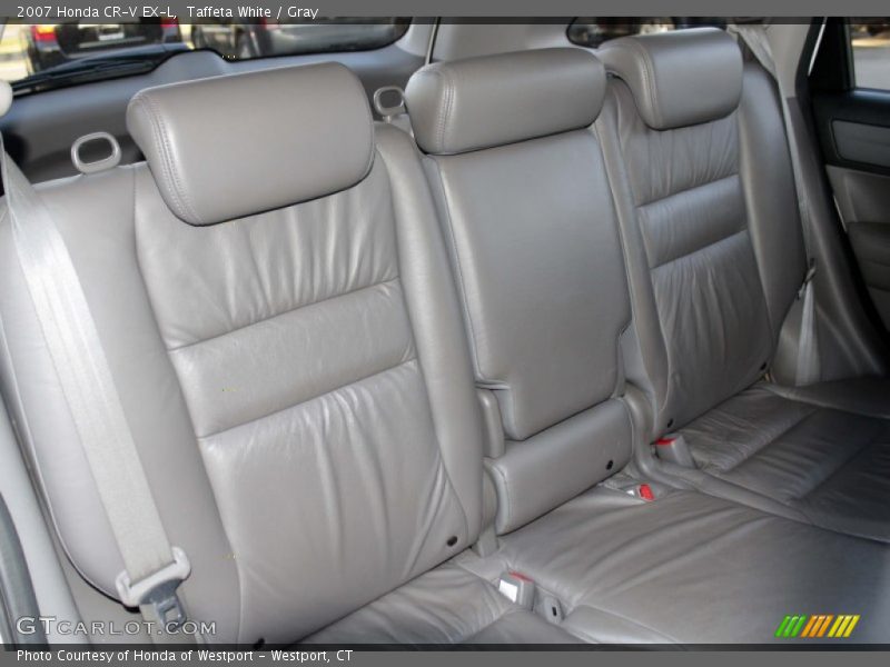 Taffeta White / Gray 2007 Honda CR-V EX-L