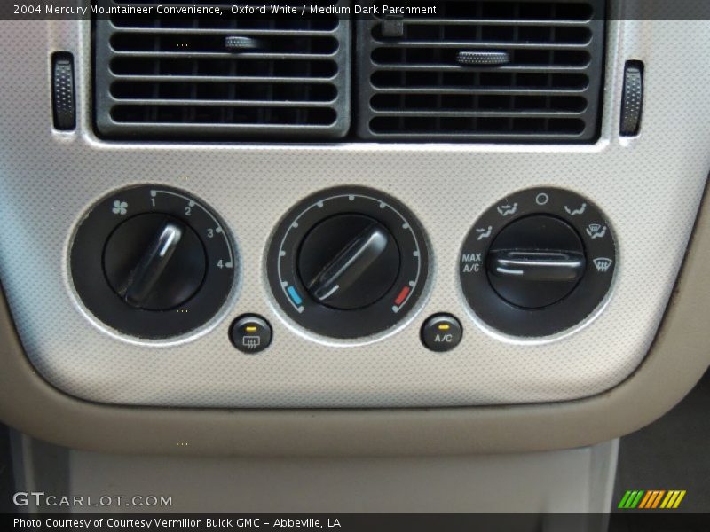 Oxford White / Medium Dark Parchment 2004 Mercury Mountaineer Convenience