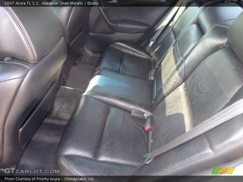 Alabaster Silver Metallic / Ebony 2007 Acura TL 3.2