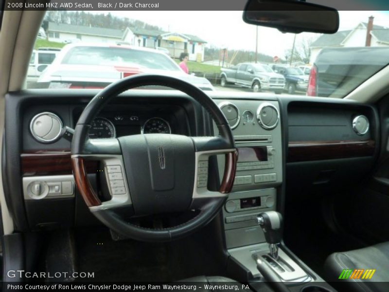 Black / Dark Charcoal 2008 Lincoln MKZ AWD Sedan