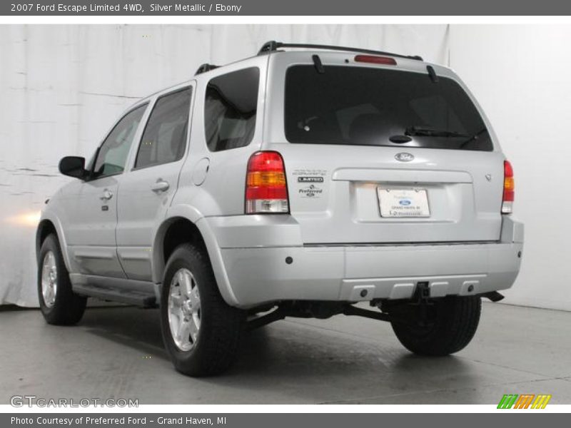 Silver Metallic / Ebony 2007 Ford Escape Limited 4WD