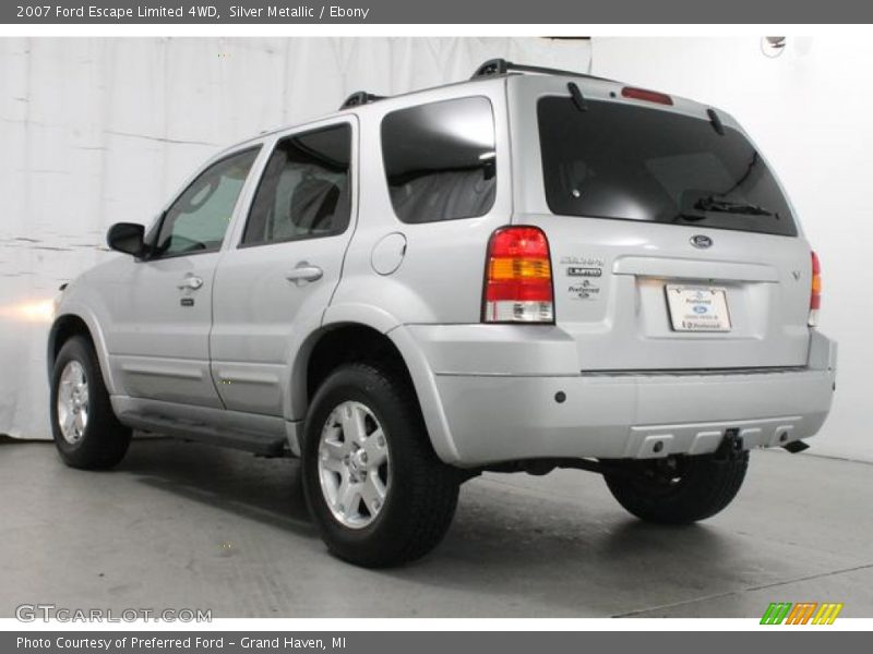 Silver Metallic / Ebony 2007 Ford Escape Limited 4WD