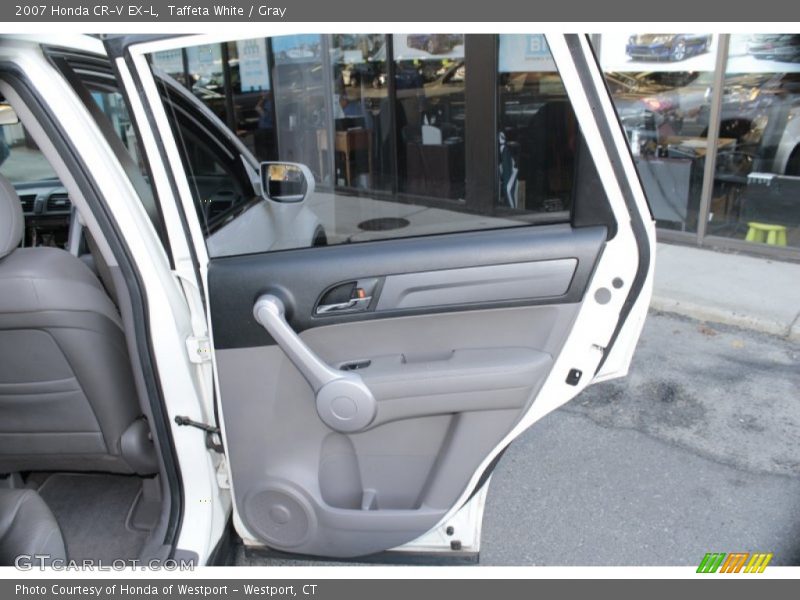 Taffeta White / Gray 2007 Honda CR-V EX-L