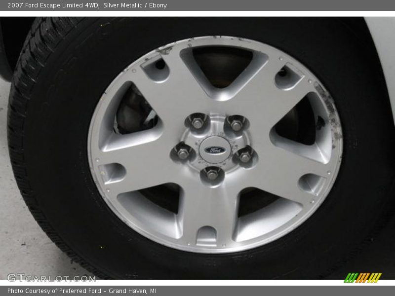 Silver Metallic / Ebony 2007 Ford Escape Limited 4WD
