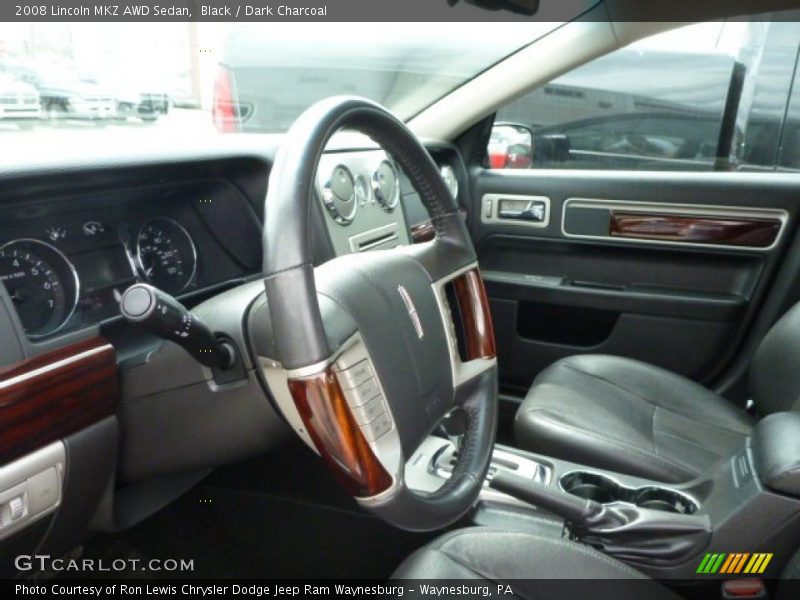 Black / Dark Charcoal 2008 Lincoln MKZ AWD Sedan