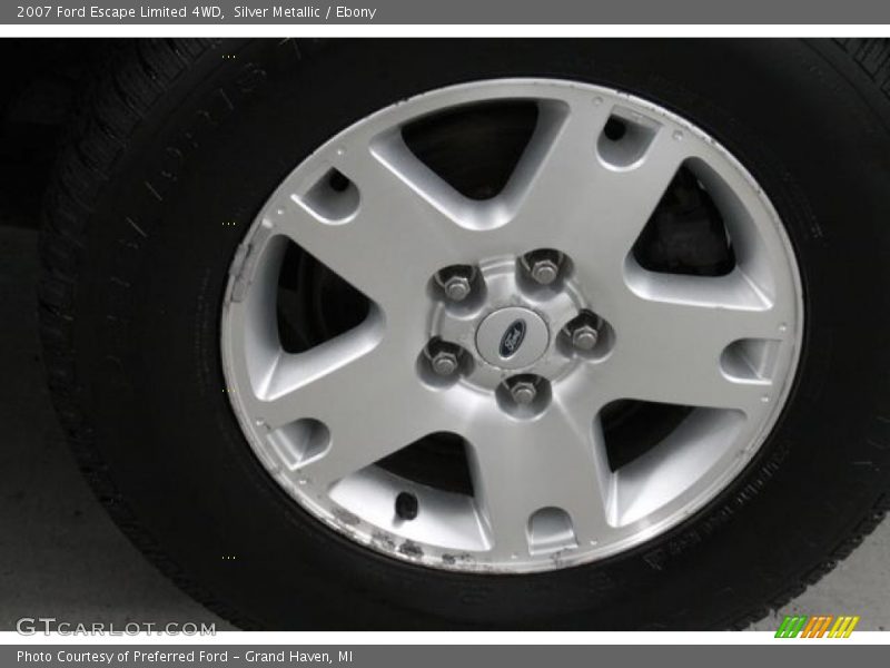 Silver Metallic / Ebony 2007 Ford Escape Limited 4WD