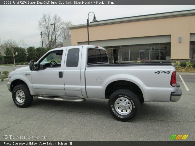  2002 F250 Super Duty XLT SuperCab 4x4 Silver Metallic