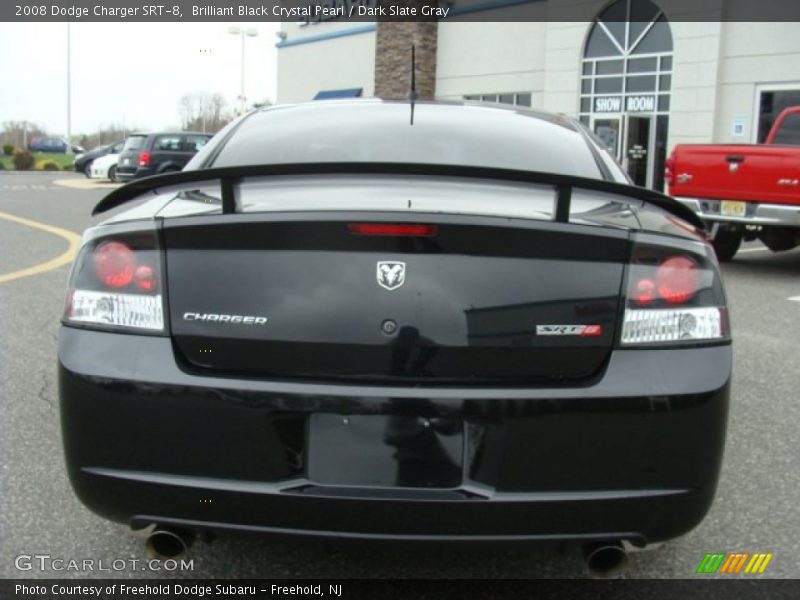 Brilliant Black Crystal Pearl / Dark Slate Gray 2008 Dodge Charger SRT-8