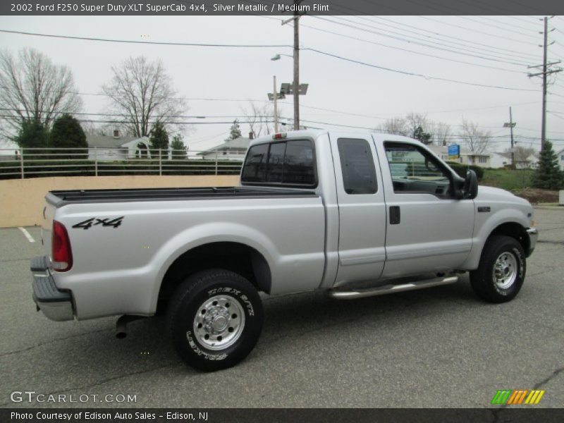 Silver Metallic / Medium Flint 2002 Ford F250 Super Duty XLT SuperCab 4x4