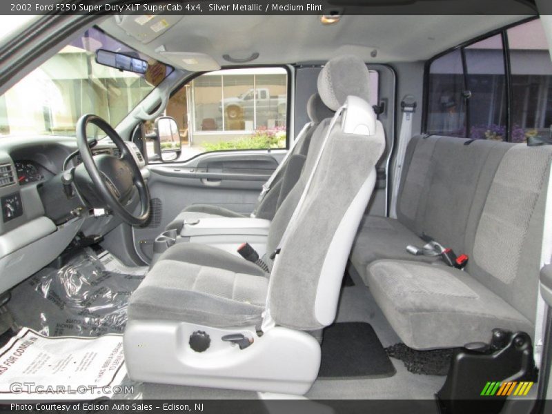  2002 F250 Super Duty XLT SuperCab 4x4 Medium Flint Interior