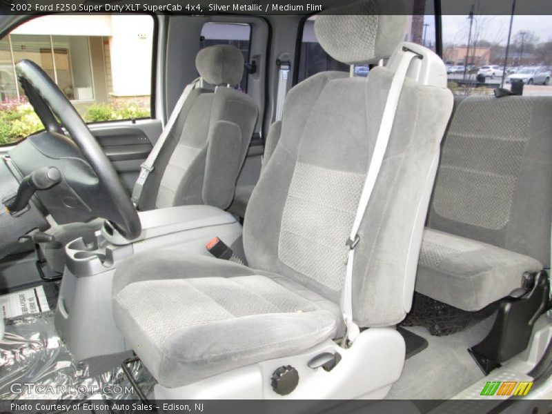 Silver Metallic / Medium Flint 2002 Ford F250 Super Duty XLT SuperCab 4x4