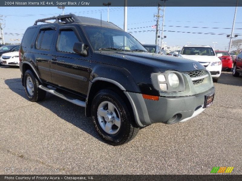 Super Black / Gray 2004 Nissan Xterra XE 4x4