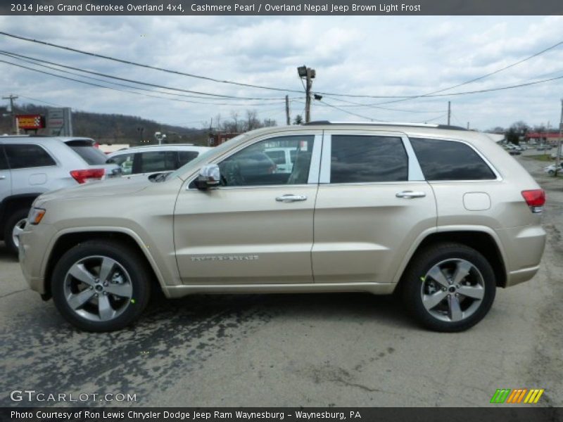  2014 Grand Cherokee Overland 4x4 Cashmere Pearl
