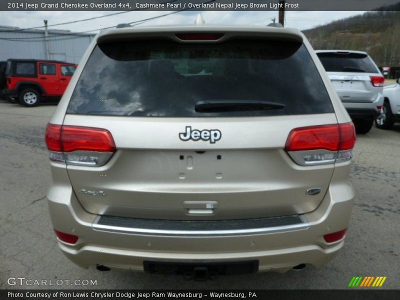  2014 Grand Cherokee Overland 4x4 Cashmere Pearl