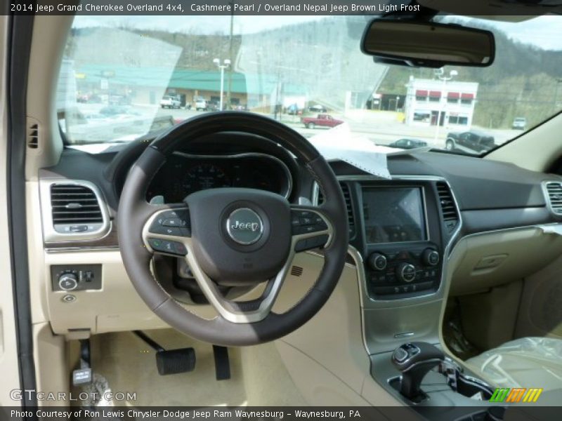 Dashboard of 2014 Grand Cherokee Overland 4x4
