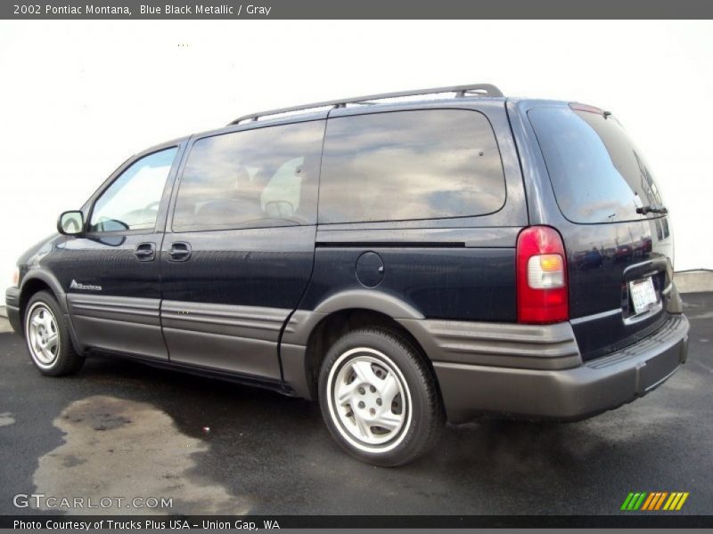 Blue Black Metallic / Gray 2002 Pontiac Montana