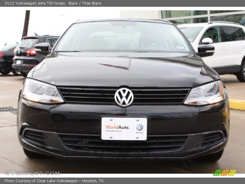 Black / Titan Black 2012 Volkswagen Jetta TDI Sedan