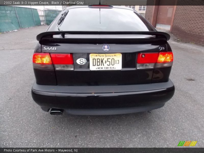 Black / Charcoal Gray 2002 Saab 9-3 Viggen Coupe