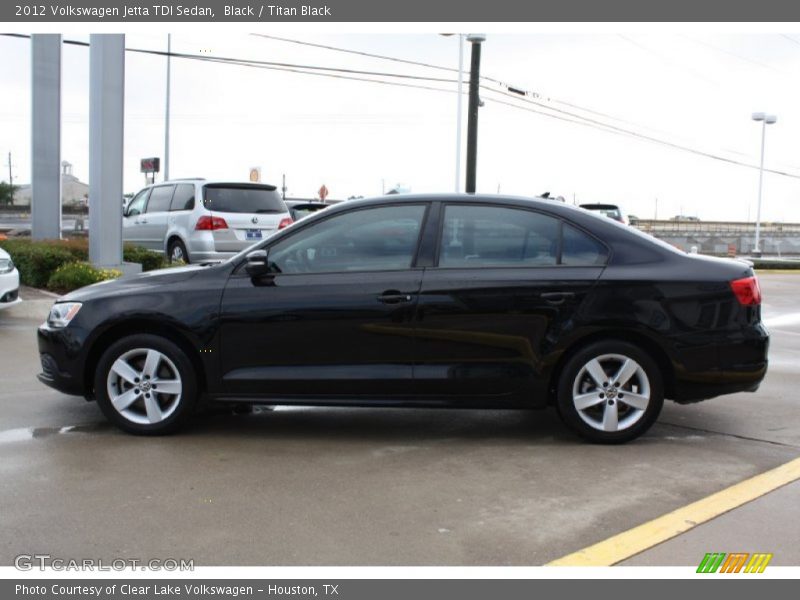 Black / Titan Black 2012 Volkswagen Jetta TDI Sedan