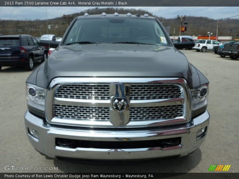 Mineral Gray Metallic / Black 2013 Ram 2500 Laramie Crew Cab 4x4