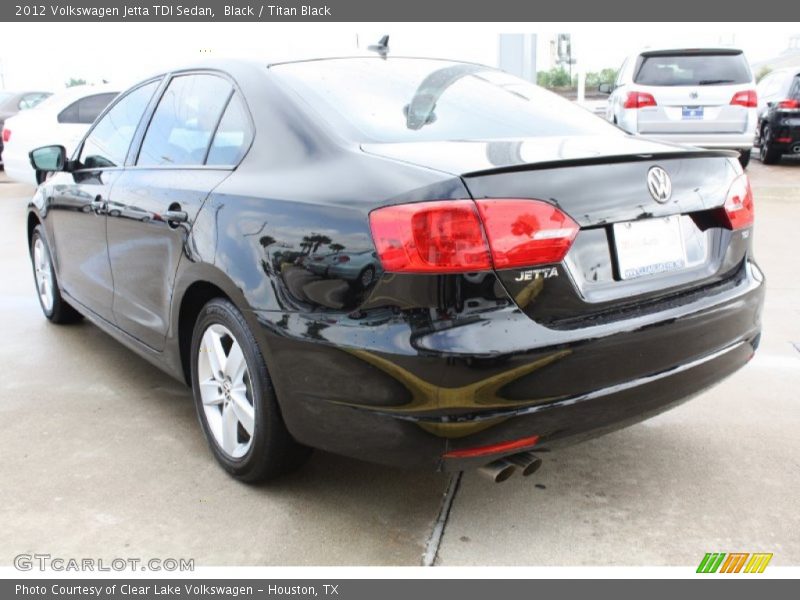 Black / Titan Black 2012 Volkswagen Jetta TDI Sedan