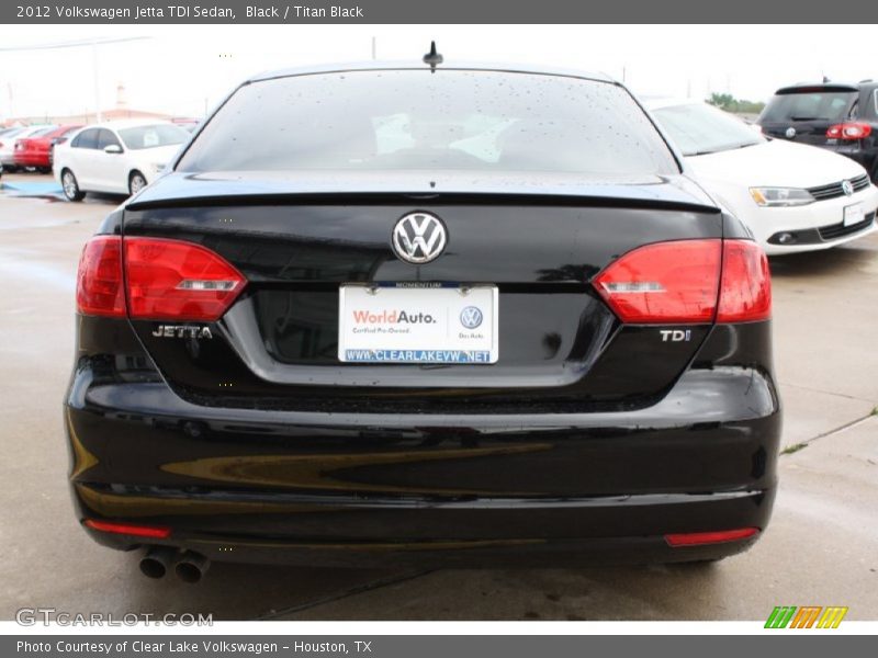 Black / Titan Black 2012 Volkswagen Jetta TDI Sedan