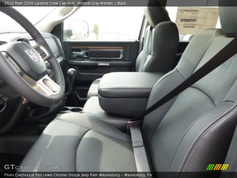  2013 2500 Laramie Crew Cab 4x4 Black Interior
