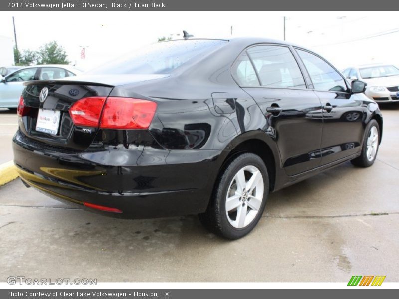 Black / Titan Black 2012 Volkswagen Jetta TDI Sedan