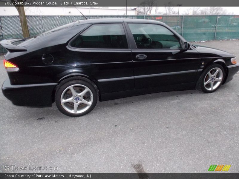 Black / Charcoal Gray 2002 Saab 9-3 Viggen Coupe