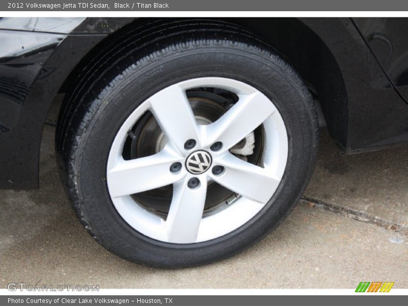 Black / Titan Black 2012 Volkswagen Jetta TDI Sedan
