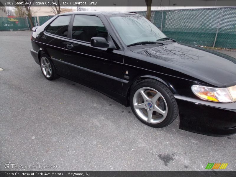 Black / Charcoal Gray 2002 Saab 9-3 Viggen Coupe