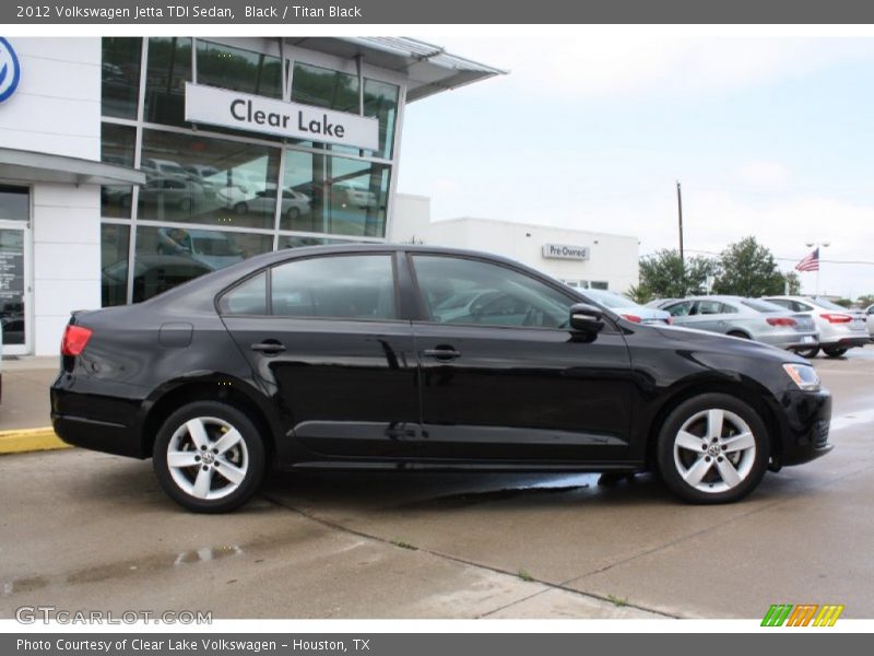 Black / Titan Black 2012 Volkswagen Jetta TDI Sedan