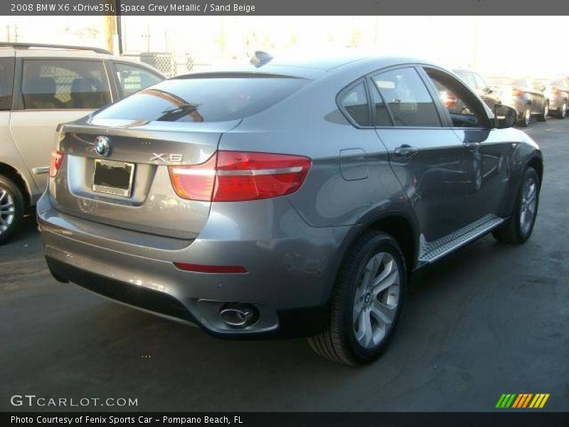 Space Grey Metallic / Sand Beige 2008 BMW X6 xDrive35i