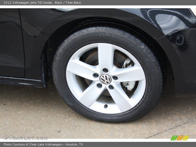 Black / Titan Black 2012 Volkswagen Jetta TDI Sedan