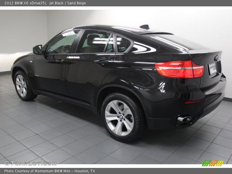 Jet Black / Sand Beige 2012 BMW X6 xDrive35i