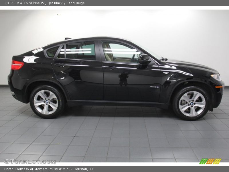 Jet Black / Sand Beige 2012 BMW X6 xDrive35i