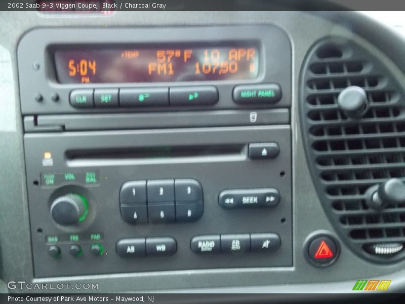 Black / Charcoal Gray 2002 Saab 9-3 Viggen Coupe