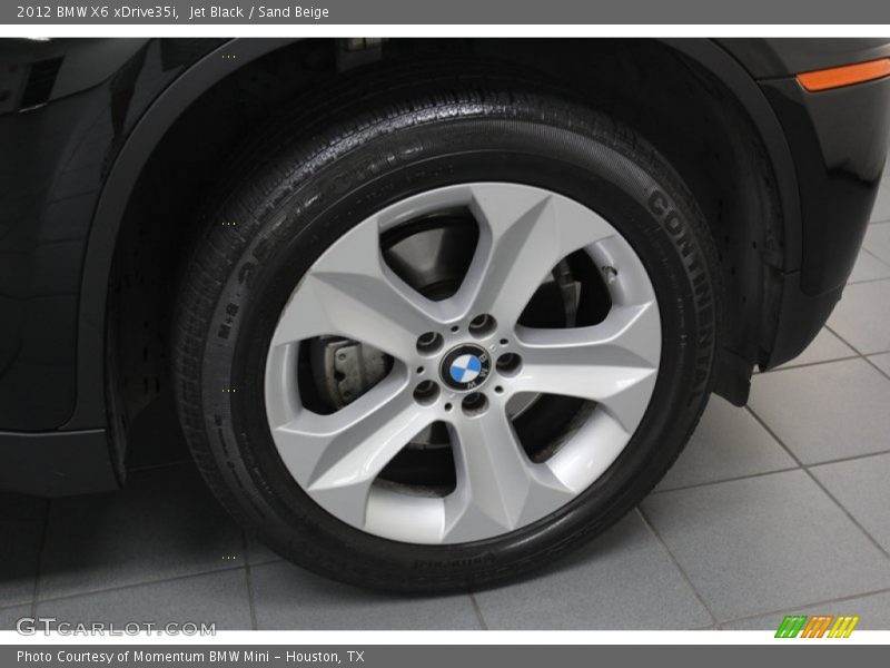 Jet Black / Sand Beige 2012 BMW X6 xDrive35i