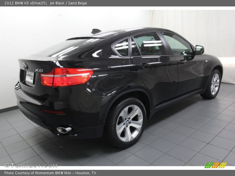 Jet Black / Sand Beige 2012 BMW X6 xDrive35i