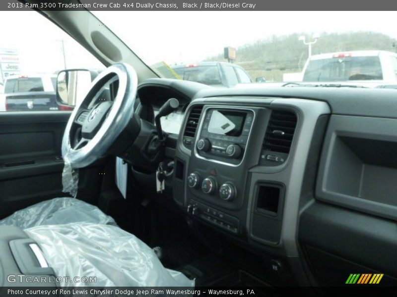 Black / Black/Diesel Gray 2013 Ram 3500 Tradesman Crew Cab 4x4 Dually Chassis