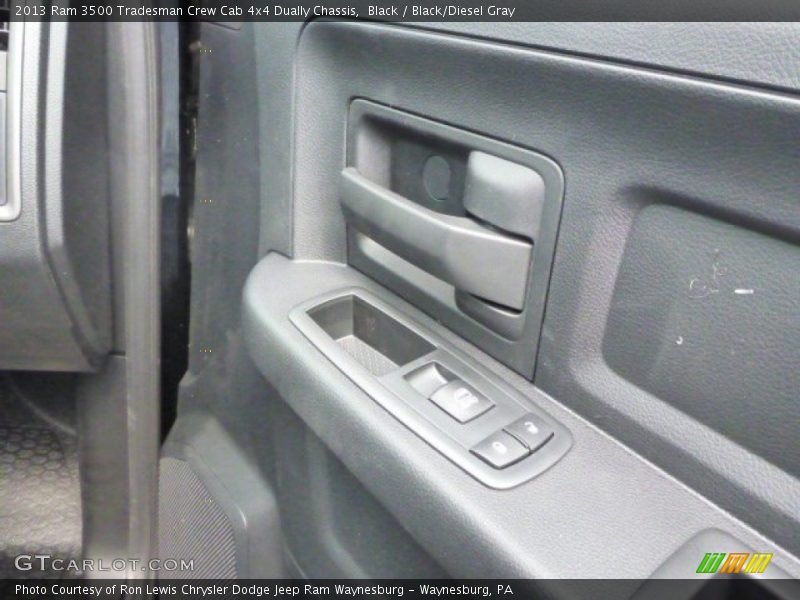 Black / Black/Diesel Gray 2013 Ram 3500 Tradesman Crew Cab 4x4 Dually Chassis