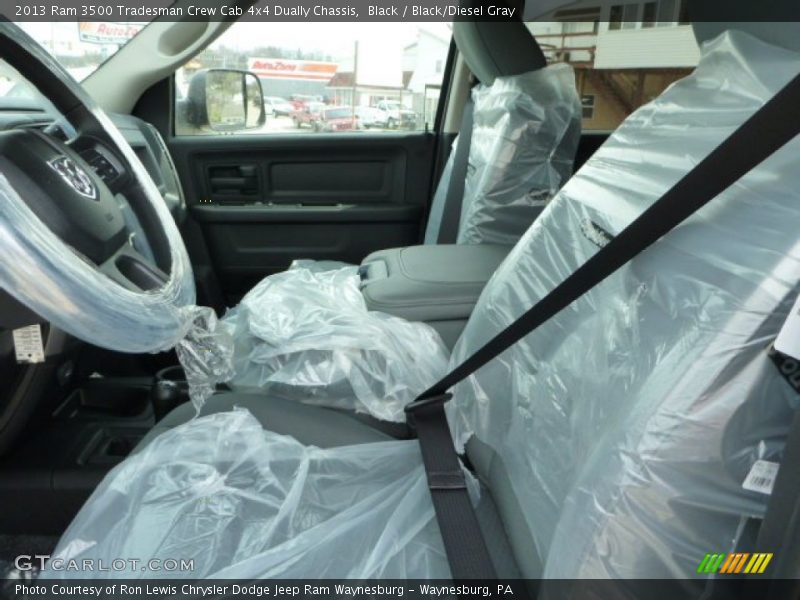 Black / Black/Diesel Gray 2013 Ram 3500 Tradesman Crew Cab 4x4 Dually Chassis