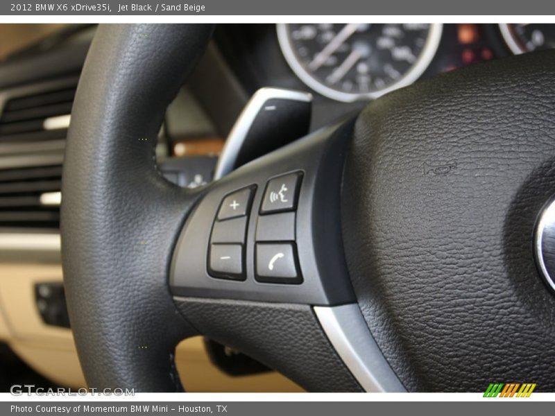 Jet Black / Sand Beige 2012 BMW X6 xDrive35i