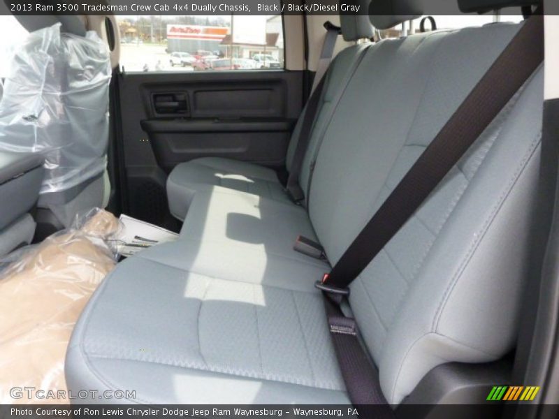 Black / Black/Diesel Gray 2013 Ram 3500 Tradesman Crew Cab 4x4 Dually Chassis