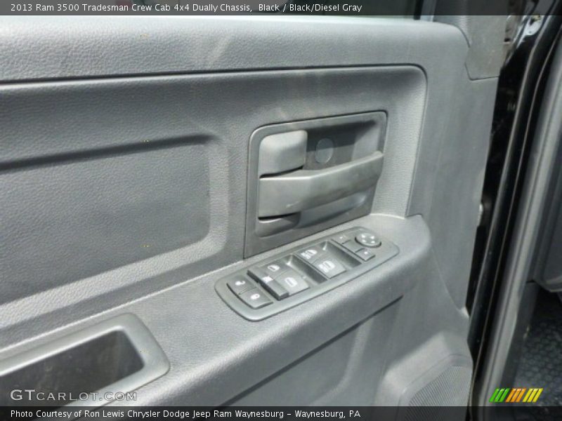 Black / Black/Diesel Gray 2013 Ram 3500 Tradesman Crew Cab 4x4 Dually Chassis