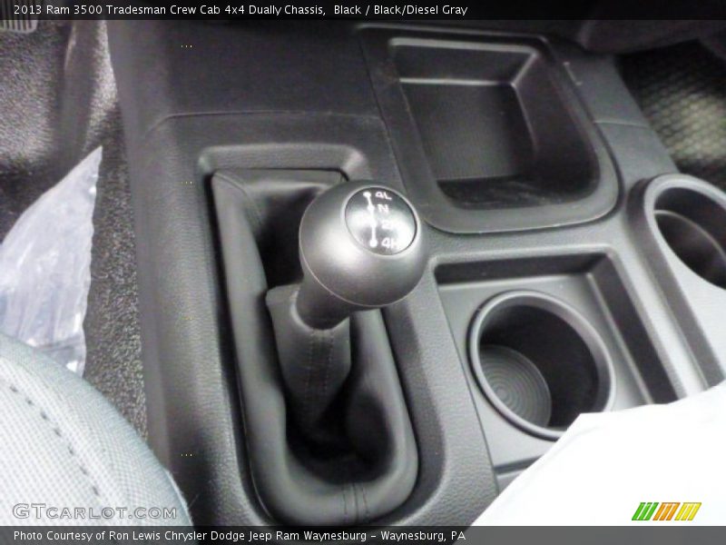 Black / Black/Diesel Gray 2013 Ram 3500 Tradesman Crew Cab 4x4 Dually Chassis