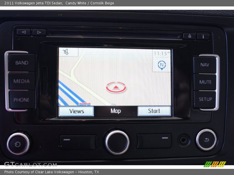 Candy White / Cornsilk Beige 2011 Volkswagen Jetta TDI Sedan